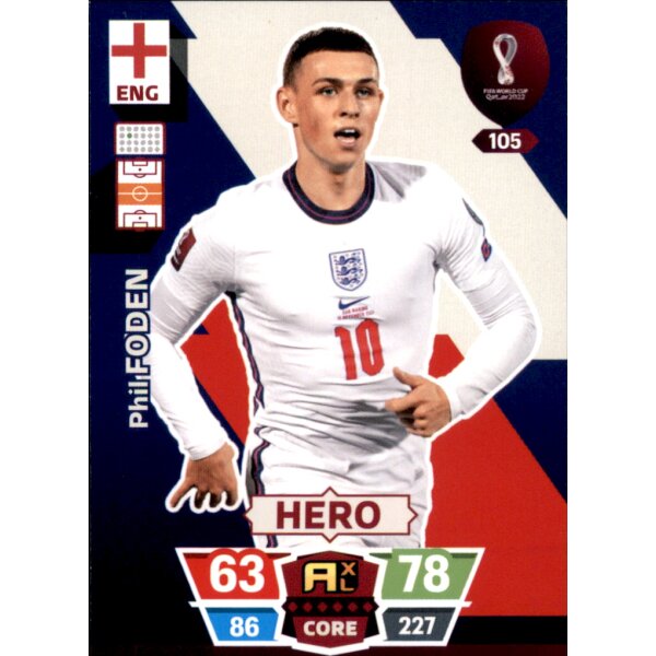 105 - Phil Foden - Hero - WM 2022