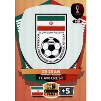140 - Iran  - Team Crest - WM 2022