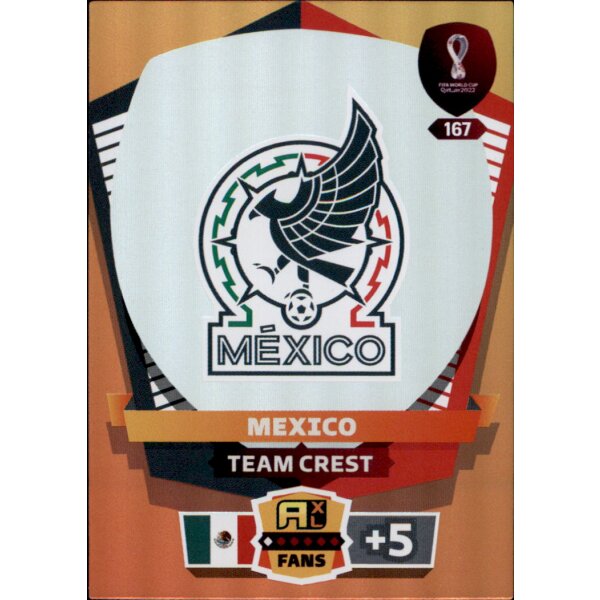 167 - Mexico  - Team Crest - WM 2022