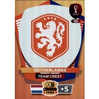 185 - Netherlands  - Team Crest - WM 2022