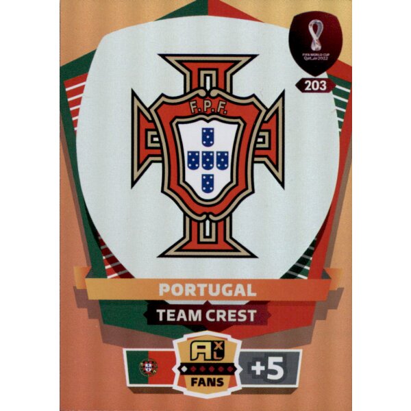 203 - Portugal  - Team Crest - WM 2022