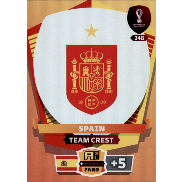 248 - Spain  - Team Crest - WM 2022