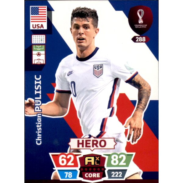 288 - Christian Pulisic - Hero - WM 2022