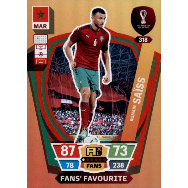 318 - Romain Saiss - Fans Favourite - WM 2022