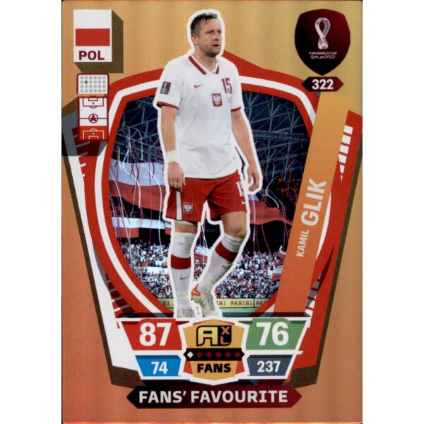 322 - Kamil Glik - Fans Favourite - WM 2022