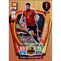 333 - Jordi Alba - Fans Favourite - WM 2022