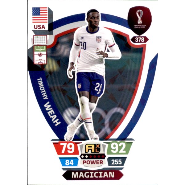 378 - Timothy Weah - Magician - WM 2022