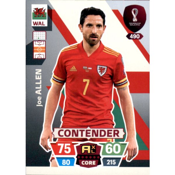 490 - Joe Allen - Contender - WM 2022