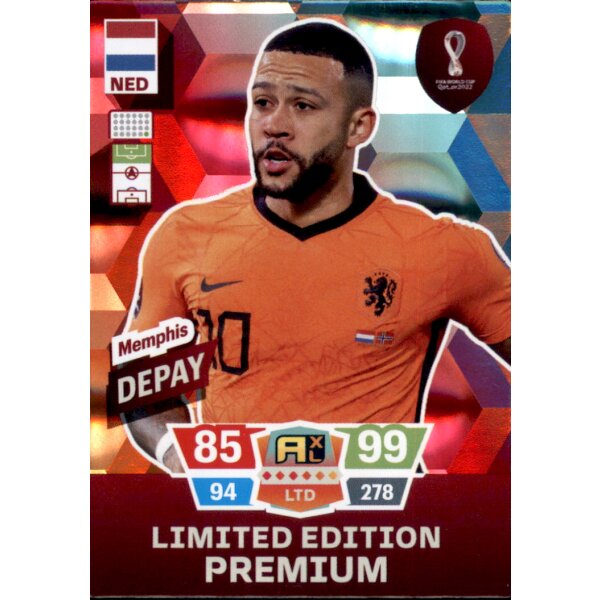 Memphis Depay - Premium Limited Edition - WM 2022