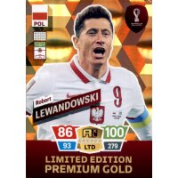 Robert Lewandowski - Premium Gold Limited Edition - WM 2022