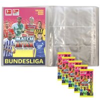 Topps Match Attax 2022/23 - 1 Leere Sammelmappe + 5 Booster