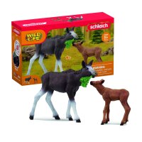 Schleich 42629 Elchkuh mit Kalb