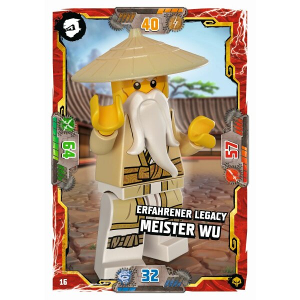 16 - Erfahrener Legacy Meister Wu - Helden Karte - Serie 7 NEXT LEVEL