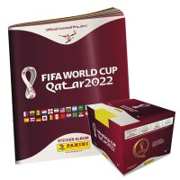 Panini WM 2022 Qatar Sammelsticker - 1 Album + 1 Display...