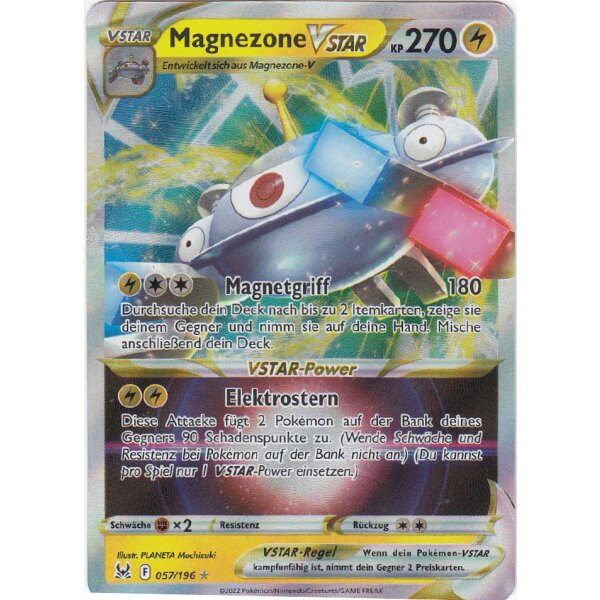 057/196 - Magnezone Vstar - Ultra Rare - SWSH11 Verlorener Ursprung