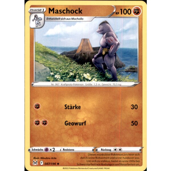 087/196 - Maschock - Uncommon - SWSH11 Verlorener Ursprung