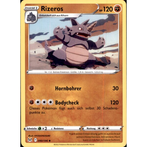 090/196 - Rizeros - Uncommon - SWSH11 Verlorener Ursprung