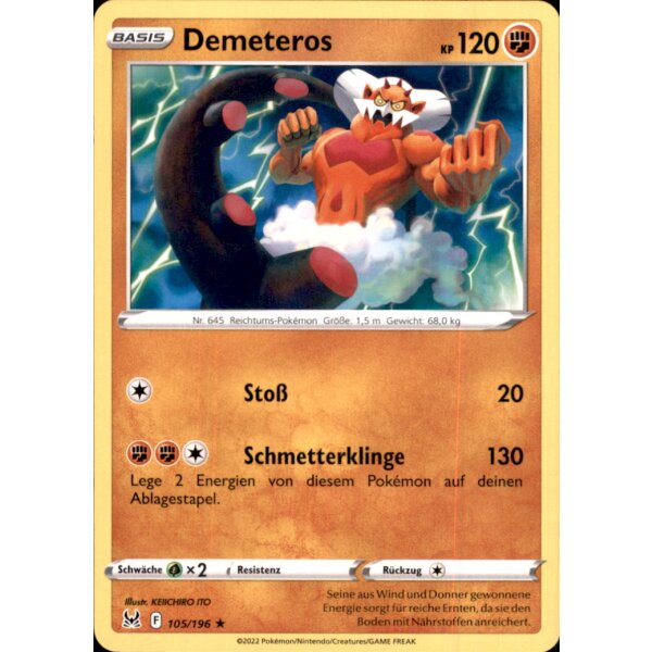 105/196 - Demeteros - Rare - SWSH11 Verlorener Ursprung