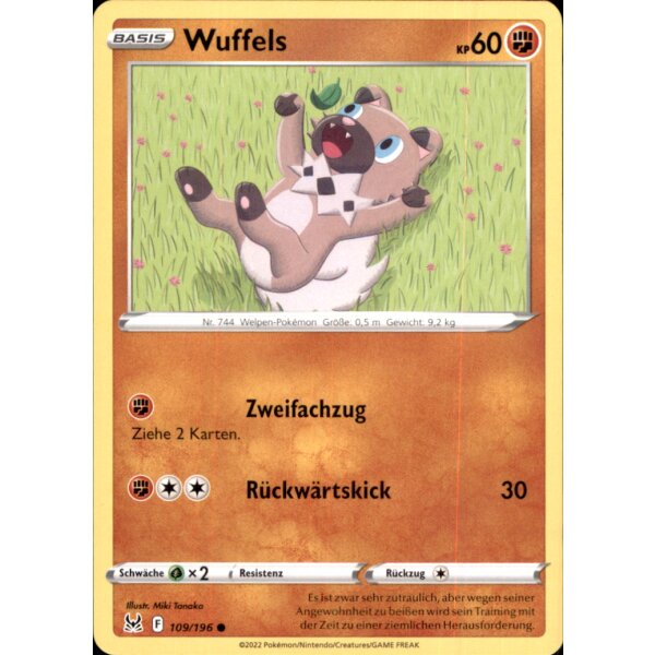 109/196 - Wuffels - Common - SWSH11 Verlorener Ursprung