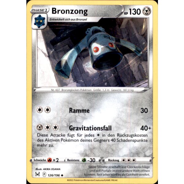 126/196 - Bronzong - Uncommon - SWSH11 Verlorener Ursprung