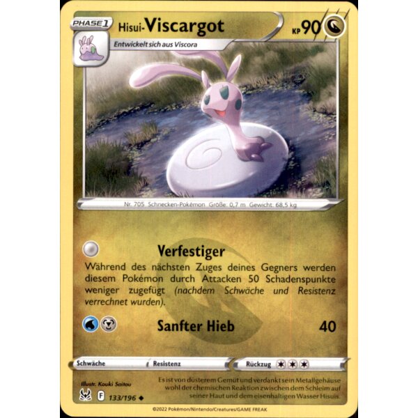 133/196 - Hisui-Viscargot - Uncommon - SWSH11 Verlorener Ursprung