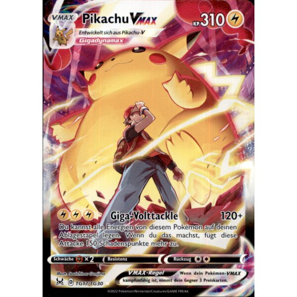 TG17/TG30 - Pikachu Vmax - Ultra Rare - SWSH11 Verlorener Ursprung