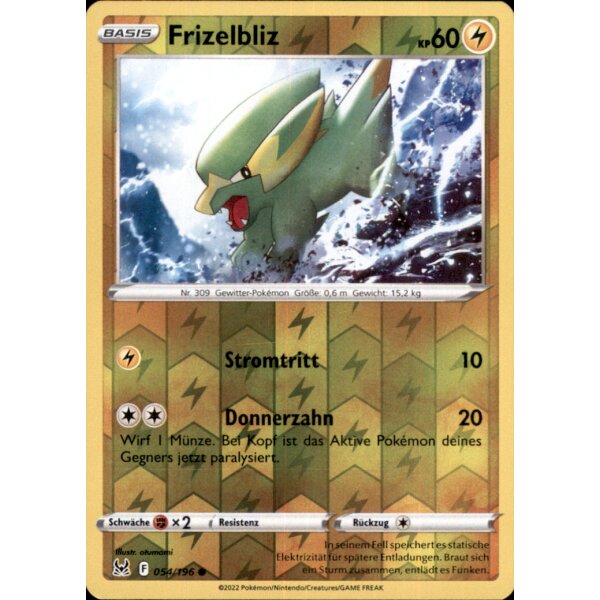 054/196 - Frizebliz - Reverse Holo - SWSH11 Verlorener Ursprung