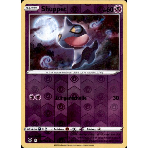 072/196 - Shuppet - Reverse Holo - SWSH11 Verlorener Ursprung