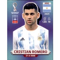 Panini WM 2022 Qatar - Sticker ARG9  - Cristian Romero