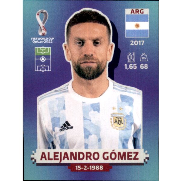 Panini WM 2022 Qatar - Sticker ARG17  - Alejandro Gomez