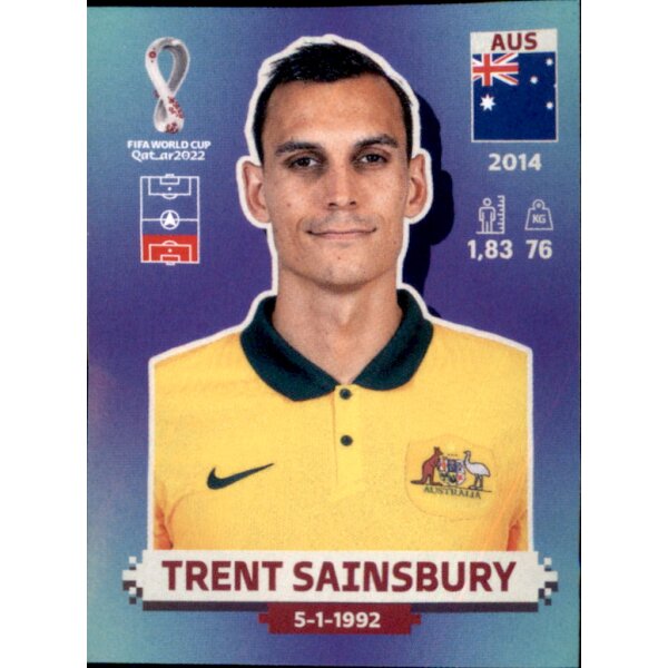 Panini WM 2022 Qatar - Sticker AUS9  - Trent Sainsbury