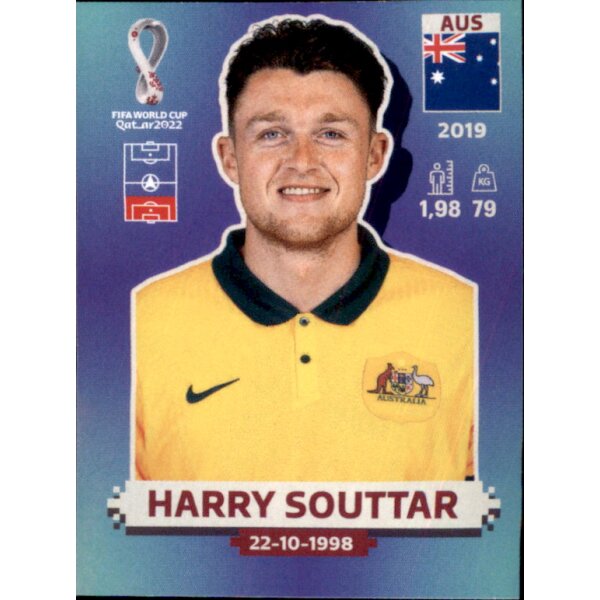 Panini WM 2022 Qatar - Sticker AUS10  - Harry Souttar