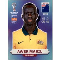 Panini WM 2022 Qatar - Sticker AUS14  - Awer Mabil