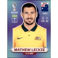 Panini WM 2022 Qatar - Sticker AUS19  - Mathew Leckie