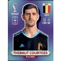 Panini WM 2022 Qatar - Sticker BEL3  - Thibaut Courtois