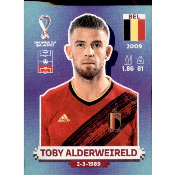 Panini WM 2022 Qatar - Sticker BEL5  - Toby Alderweireld