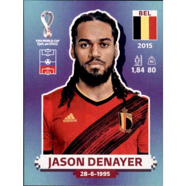 Panini WM 2022 Qatar - Sticker BEL7  - Jason Denayer