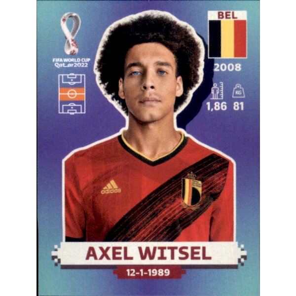 Panini WM 2022 Qatar - Sticker BEL16  - Axel Witsel