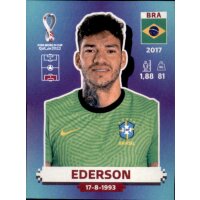 Panini WM 2022 Qatar - Sticker BRA4  - Ederson