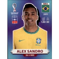 Panini WM 2022 Qatar - Sticker BRA5  - Alex Sandro