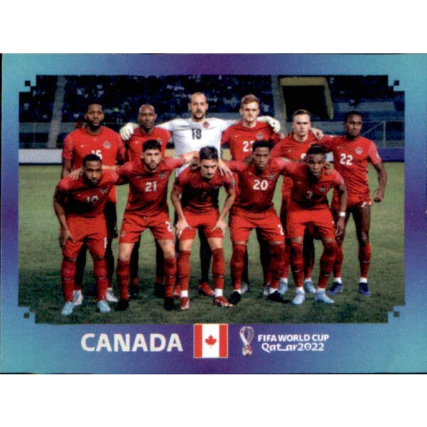 Panini WM 2022 Qatar - Sticker CAN1  - Team Shot - Kanada