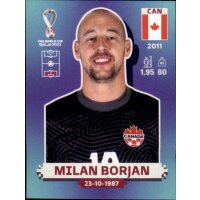 Panini WM 2022 Qatar - Sticker CAN3  - Milan Borjan