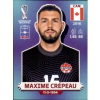 Panini WM 2022 Qatar - Sticker CAN4  - Maxime Crepeau