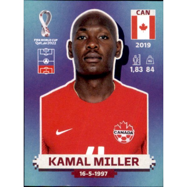 Panini WM 2022 Qatar - Sticker CAN9  - Kamal Miller