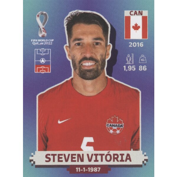 Panini WM 2022 Qatar - Sticker CAN10  - Steven Vitoria