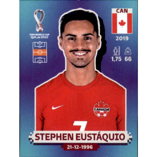 Panini WM 2022 Qatar - Sticker CAN13  - Stephen Eustaquio