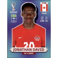 Panini WM 2022 Qatar - Sticker CAN18  - Jonathan David