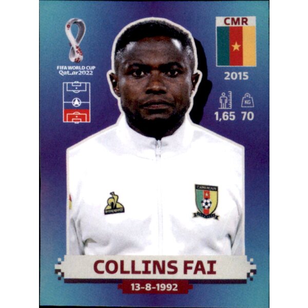 Panini WM 2022 Qatar - Sticker CMR6  - Collins Fai