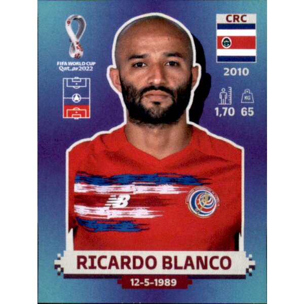 Panini WM 2022 Qatar - Sticker CRC5  - Ricardo Blanco