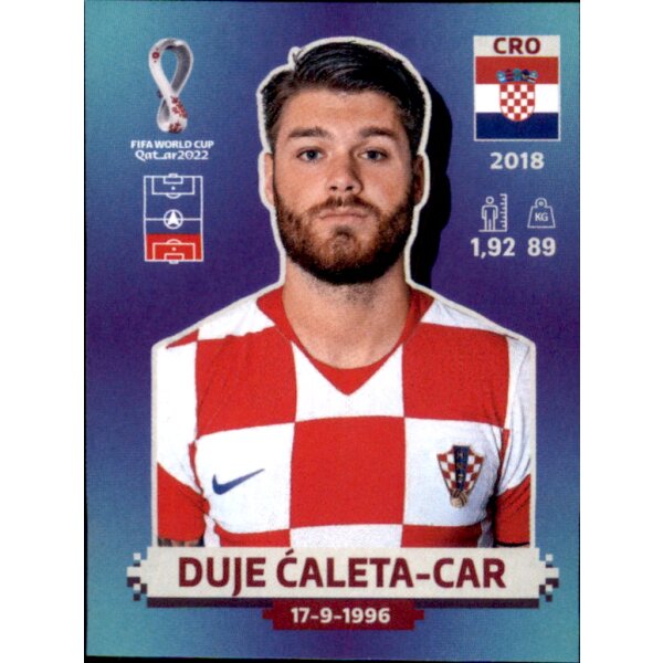 Panini WM 2022 Qatar - Sticker CRO5  - Duje Caleta-Car